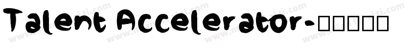 Talent Accelerator字体转换